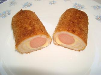 Flamenquines de salchichas receta