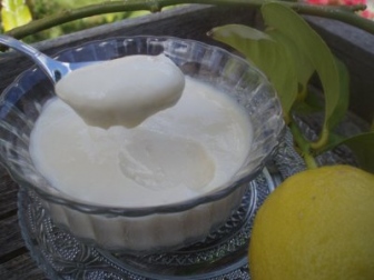 Crema de limón receta