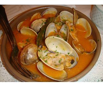 Almejas a la marinera receta