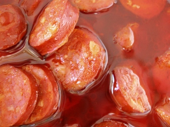 Chorizo a la sidra receta