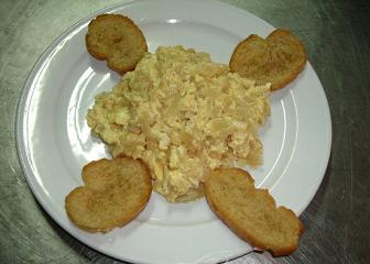 Revuelto de sesos receta