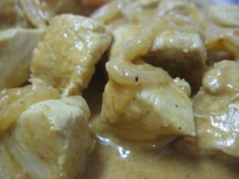 Pollo en salsa de espárragos receta