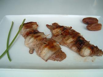 Solomillo de ternera con beicon y foie receta