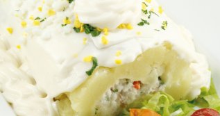 Brazo de gitano de pescado receta