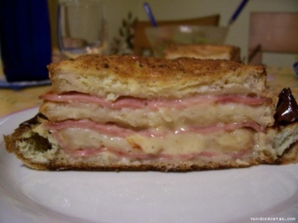 Pastel de pan de molde al horno receta