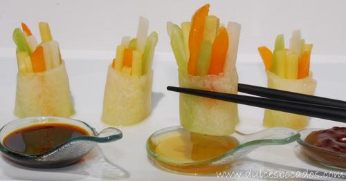 Como hacer un sushi de frutas muy fácil receta