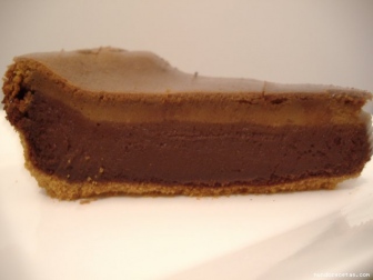 Como hacer una tarta de queso y chocolate muy fácil receta