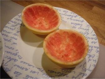 Pomelos rellenos receta