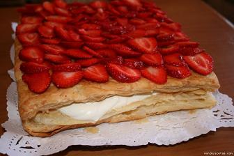 Tarta de fresas receta