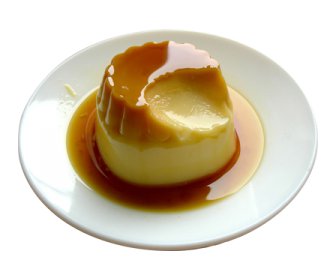 Flan de manzana receta