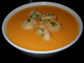 Como hacer una crema de gambas muy fácil receta