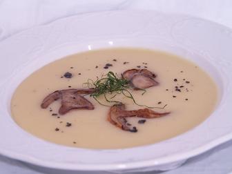 Crema de patatas con boletus receta