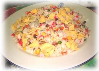 Arroz tres delicias receta