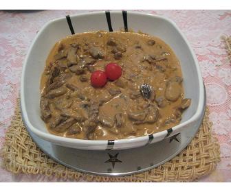 Filete strogonoff receta