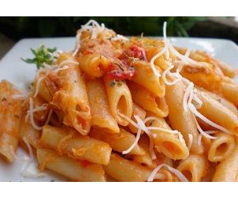 Macarrones salteados receta