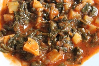 Guiso de acelgas receta