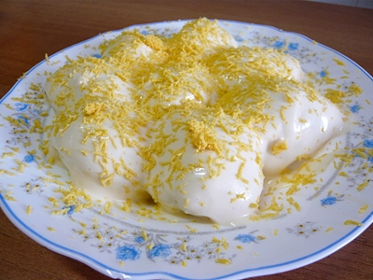 Huevos rellenos con bechamel receta