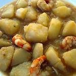 patatas_con_langostinos