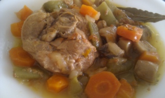 Pavo en salsa receta