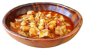Garbanzos con callos receta