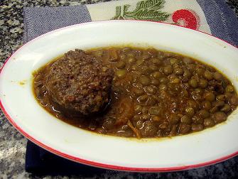 Lentejas al estilo de Burgos receta