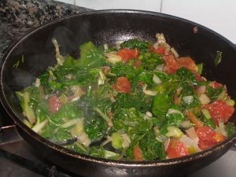 Acelgas a la madrileña receta