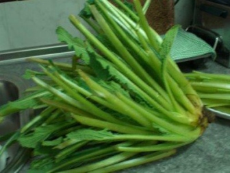 Borraja en salsa de almendras receta