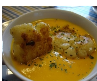 Coliflor rebozada con salsa receta