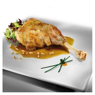 Pierna de cordero confitada receta