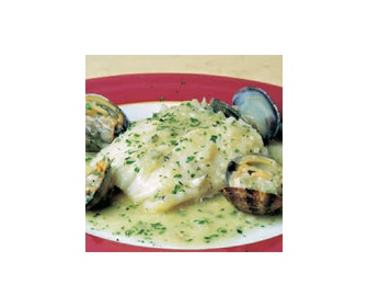 Bacalao con chirlas receta