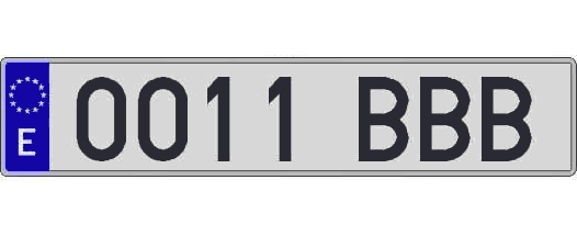 0011BBB matricula larga