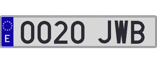 0020JWB matricula larga