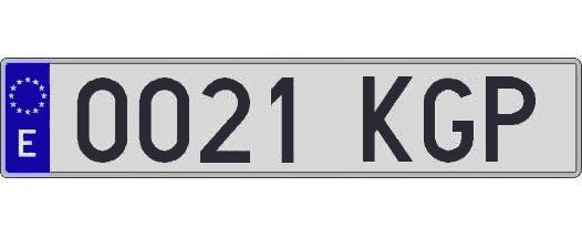 0021KGP matricula larga