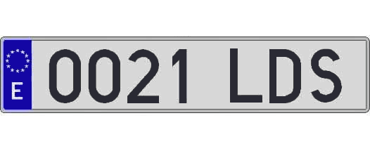 0021LDS matricula larga