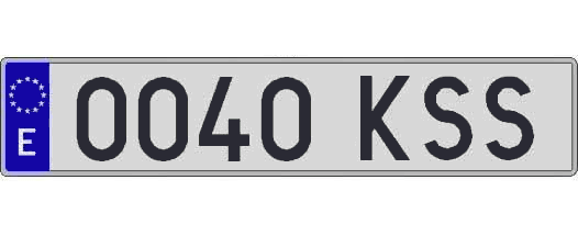 0040KSS matricula larga