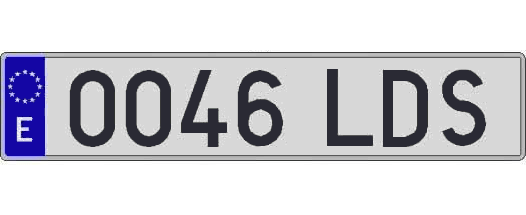0046LDS matricula larga