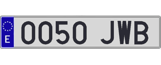 0050JWB matricula larga