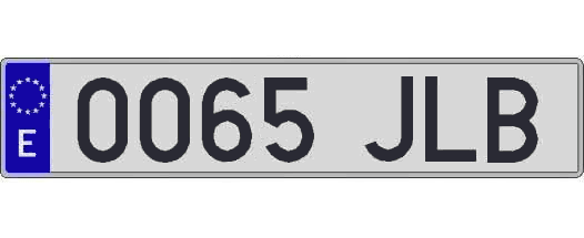 0065JLB matricula larga