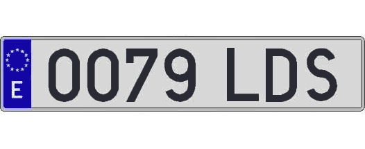 0079LDS matricula larga