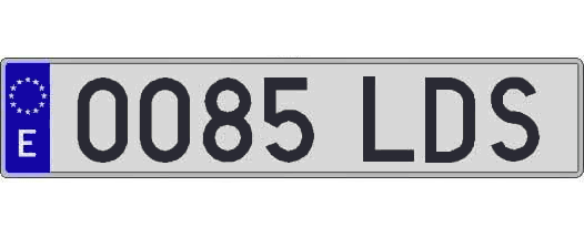 0085LDS matricula larga