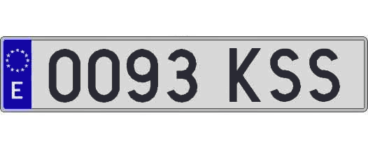 0093KSS matricula larga