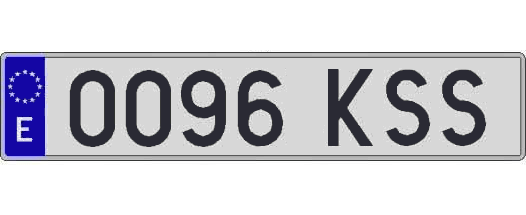 0096KSS matricula larga