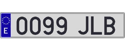 0099JLB matricula larga