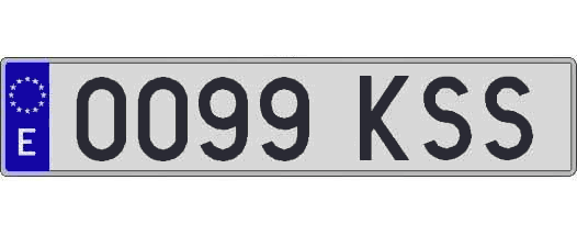 0099KSS matricula larga