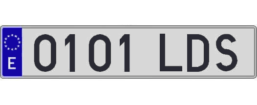 0101LDS matricula larga