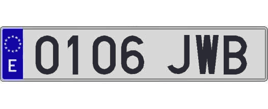 0106JWB matricula larga