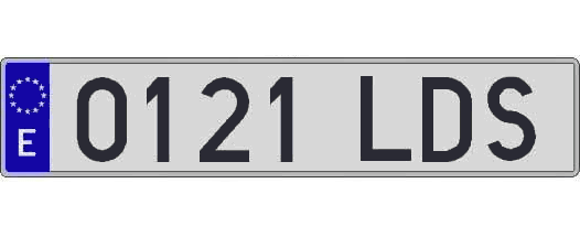 0121LDS matricula larga