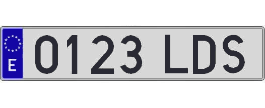 0123LDS matricula larga