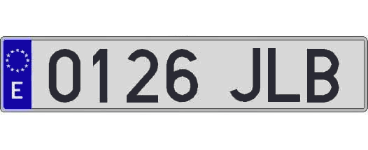 0126JLB matricula larga