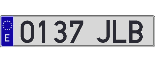 0137JLB matricula larga